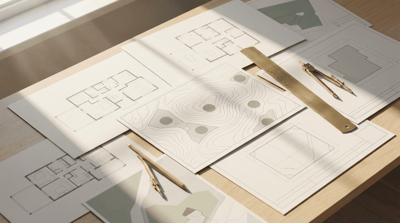 Property assessment form and offer letter on a desk