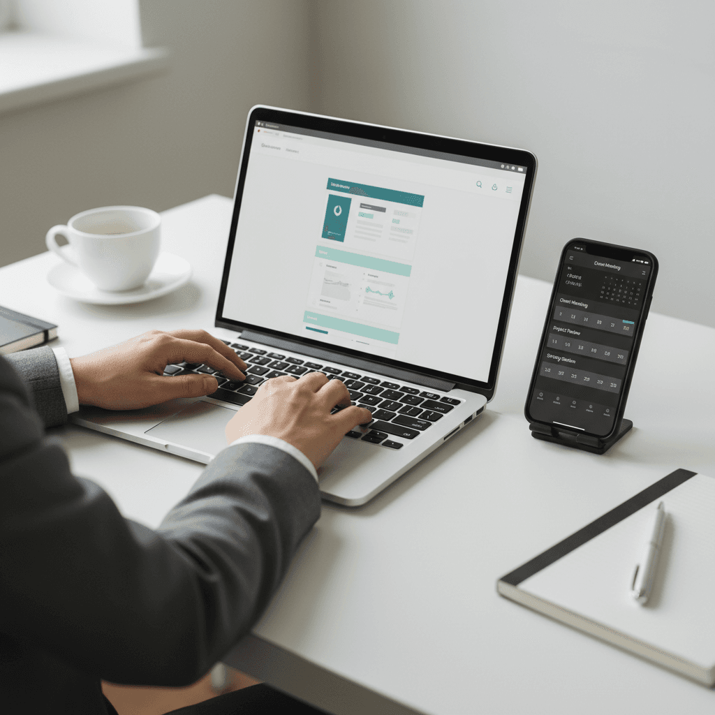 Four-step home buying process visualization